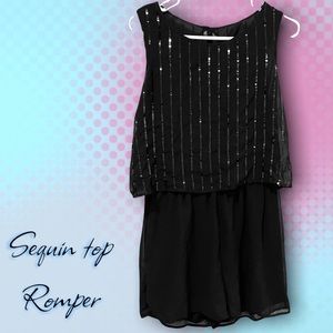 Beautiful sequins black romper 🖤